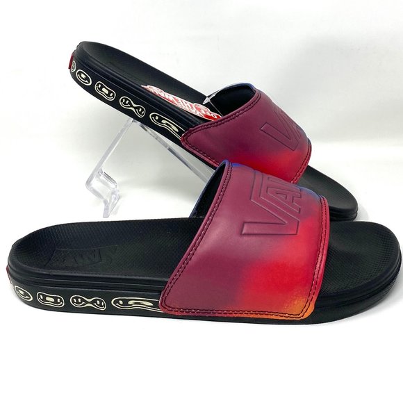 Vans Shoes - 🔥HOT SALE🔥VANS Women's Size VN0A5HF59CD La Costa Sliders Black Blue Red Sandal